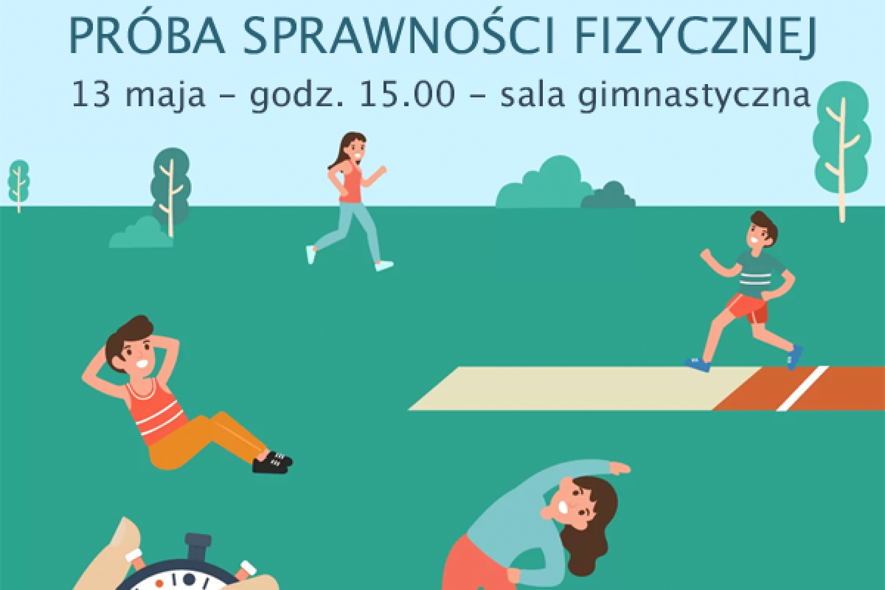 Próba sprawności fizycznej dla kandydatów do klasy sportowej