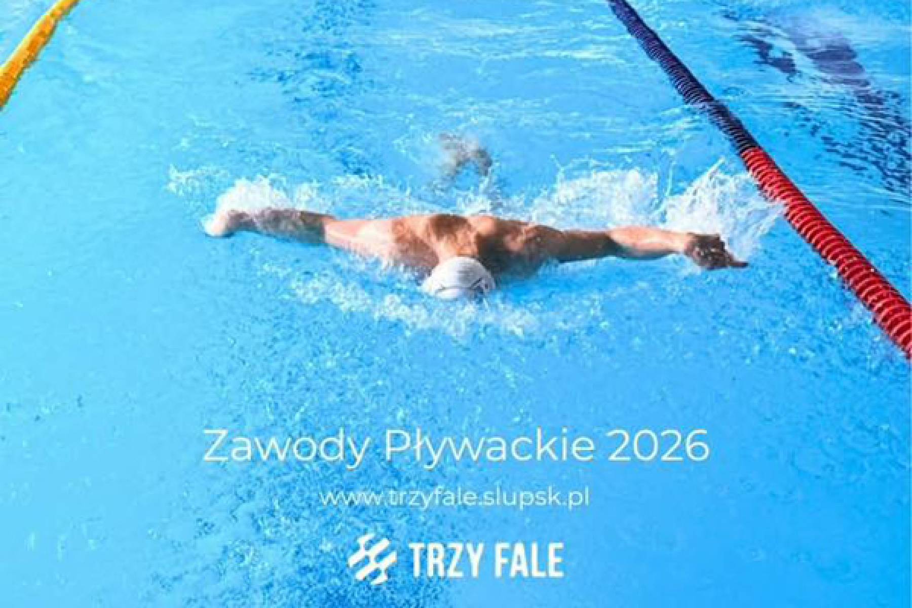 Na zawodach pływackich